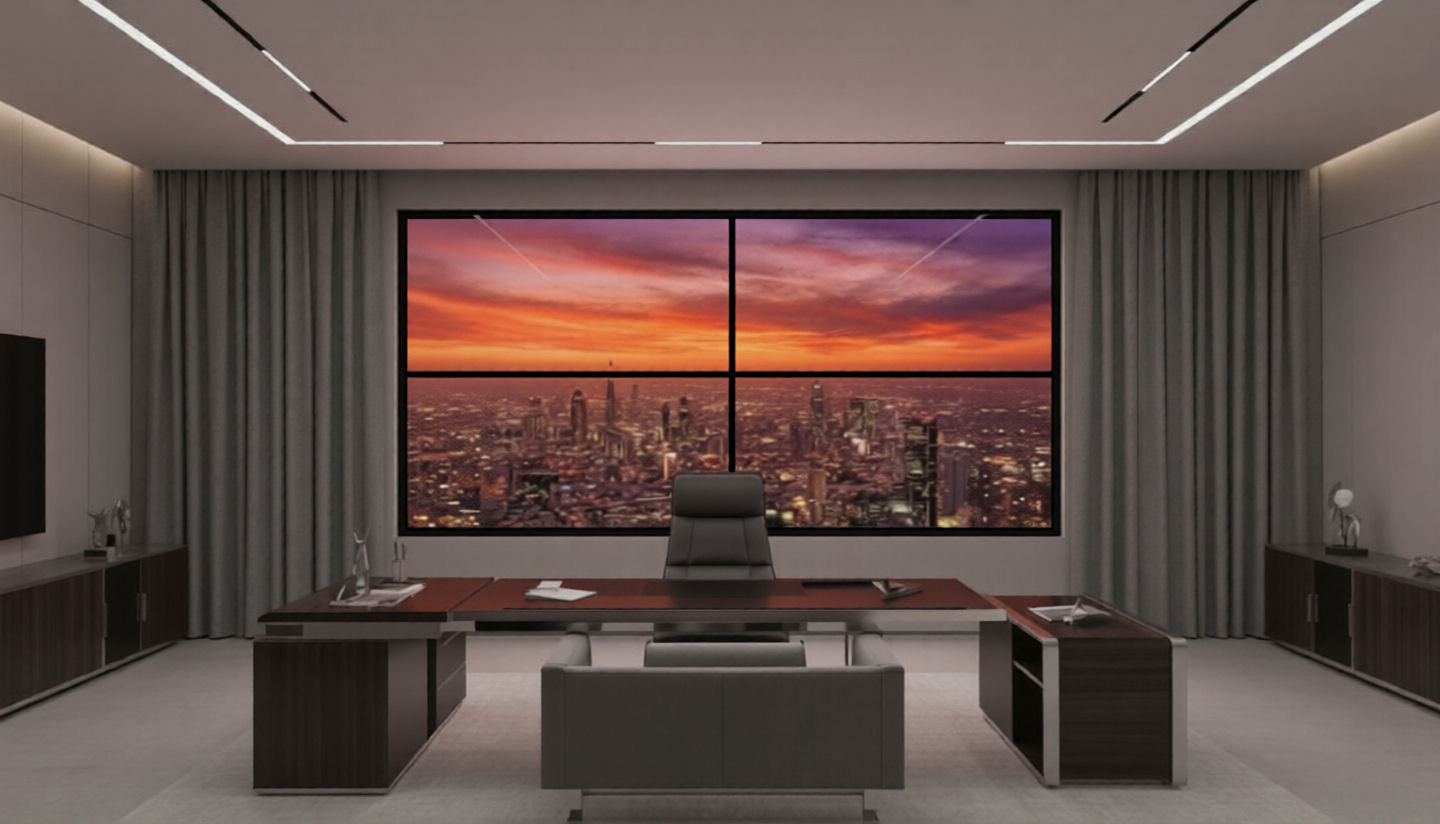 Executive office AuraViews installation